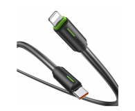 Kabel USAMS Kabel USB-C/Lightning 1m 30W czarny/black
